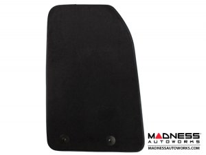 FIAT 500X Floor Mats - Premium Carpet - MADNESS - Front + Rear Set - w/ MADNESS Logo